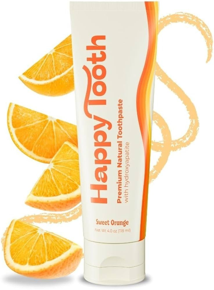 Happy Tooth Hydroxyapatite Toothpaste, Fluoride Free, Natural Whitening for Kids, Toddlers and Ad... | Amazon (US)