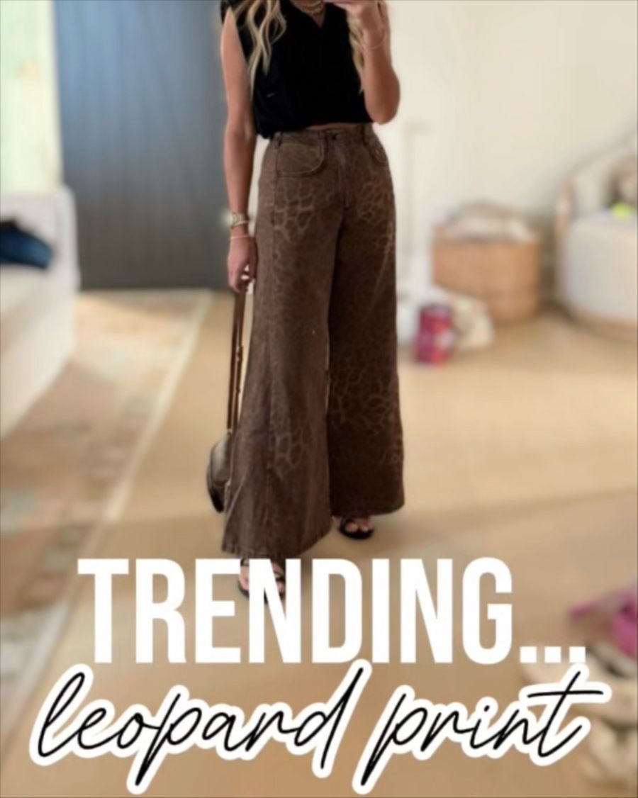 These leopard pants are a must for fall! Wearing a 24 

#LTKStyleTip #LTKFindsUnder100 #LTKSeasonal