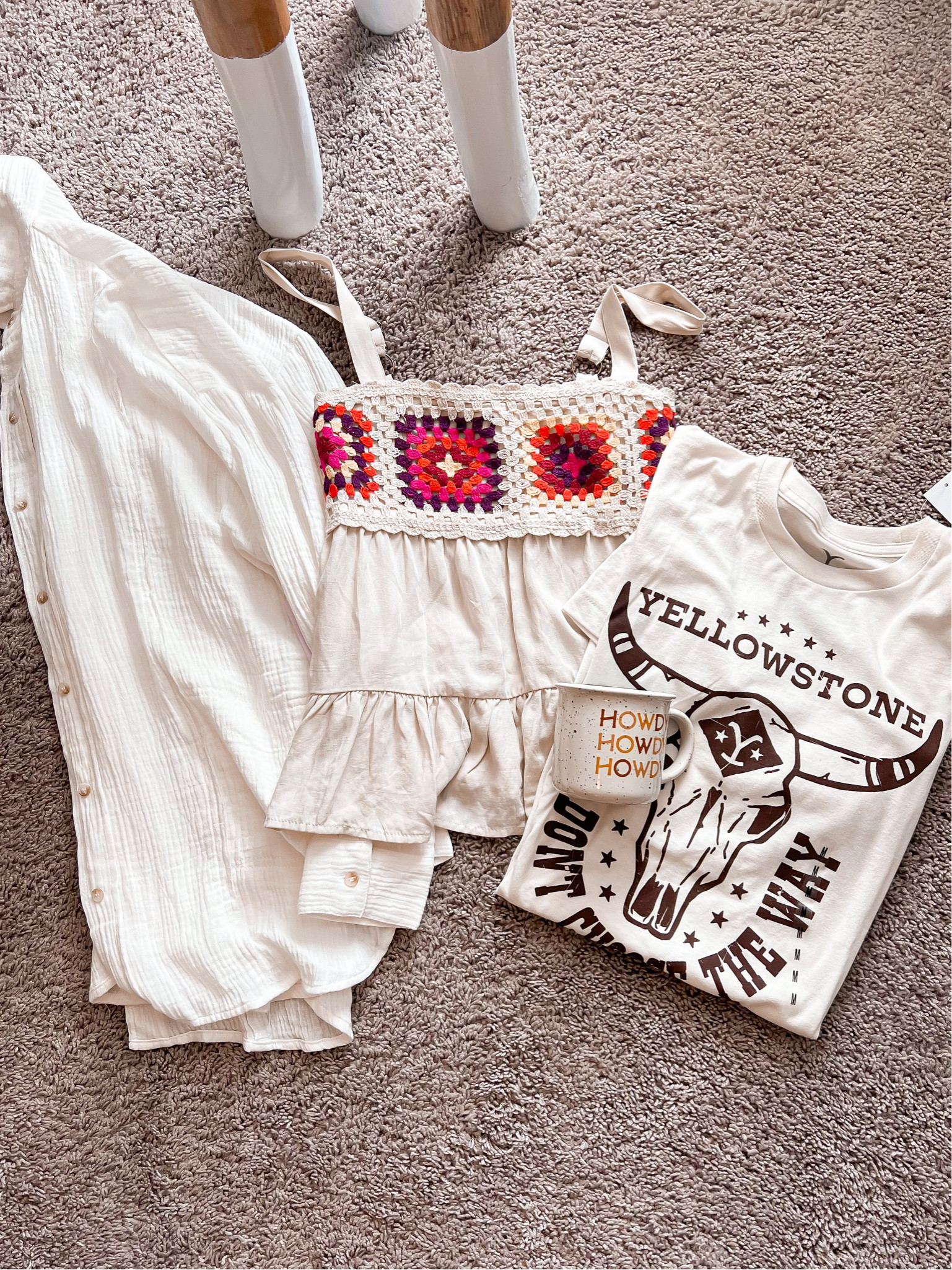 Kohls shopping haul 

P.s  if you return Amazon packages to kohls you get a coupon to use 😉 

White button down, gauze top, gauze long sleeve, white shirt, button up shirt, bikini cover up, neutral shirt, neutral tank top, crochet tank top, neutral tank top, kohls finds, Womens fashion, affordable fashion, howdy mug, coffee mug, Yellowstone shirt, men’s tee, oversized tee

#LTKFind #LTKsalealert #LTKstyletip