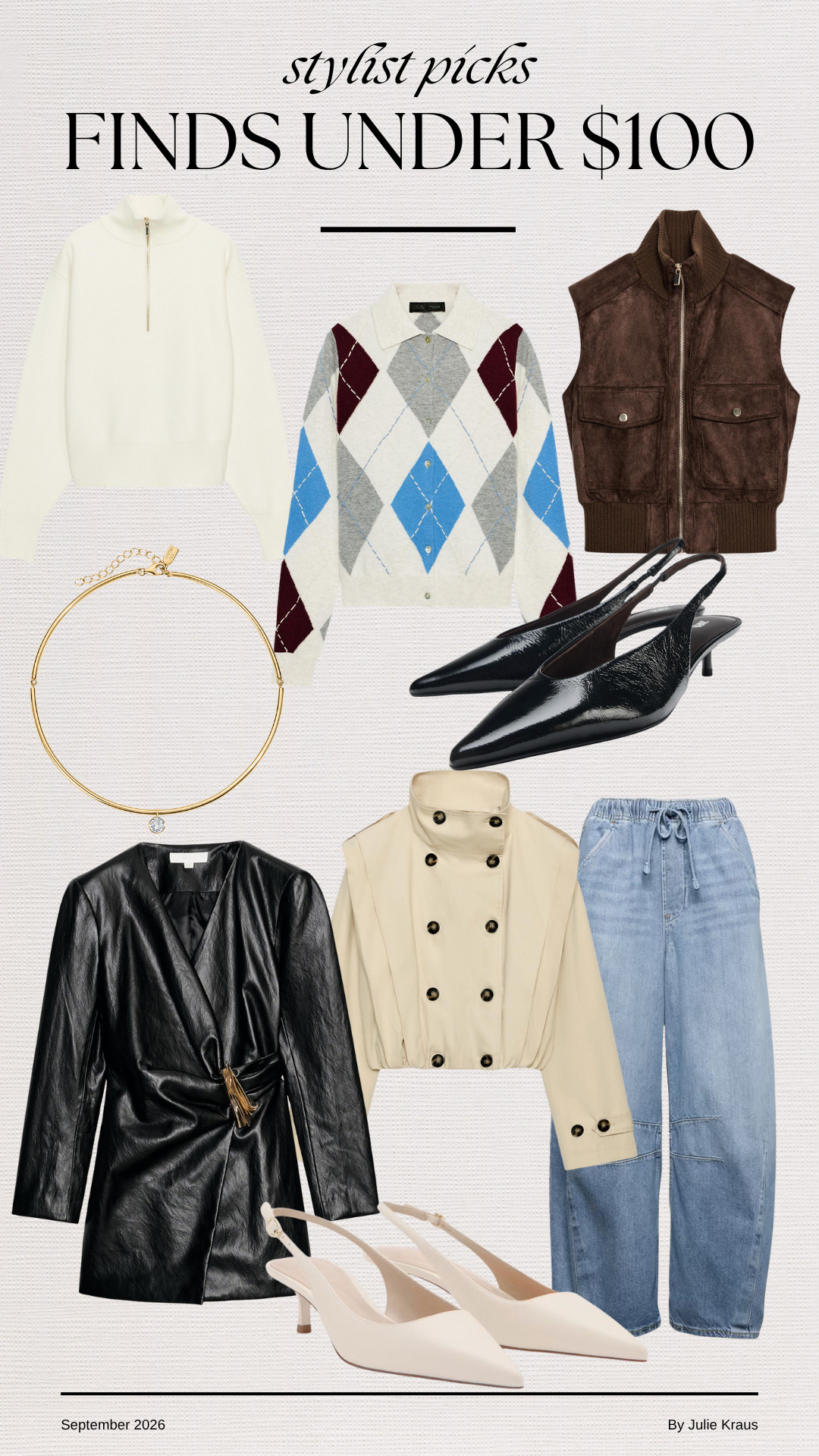 This week's under $100 finds that are making my outfits feel elevated right now. Stylist-approved and completely worth adding to cart. Stylist Picks • Finds Under $100 • Affordable Style • Chic for Less • Stylist Approved Outfits 

 #LTKootd #LTKSeasonal #LTKOver40