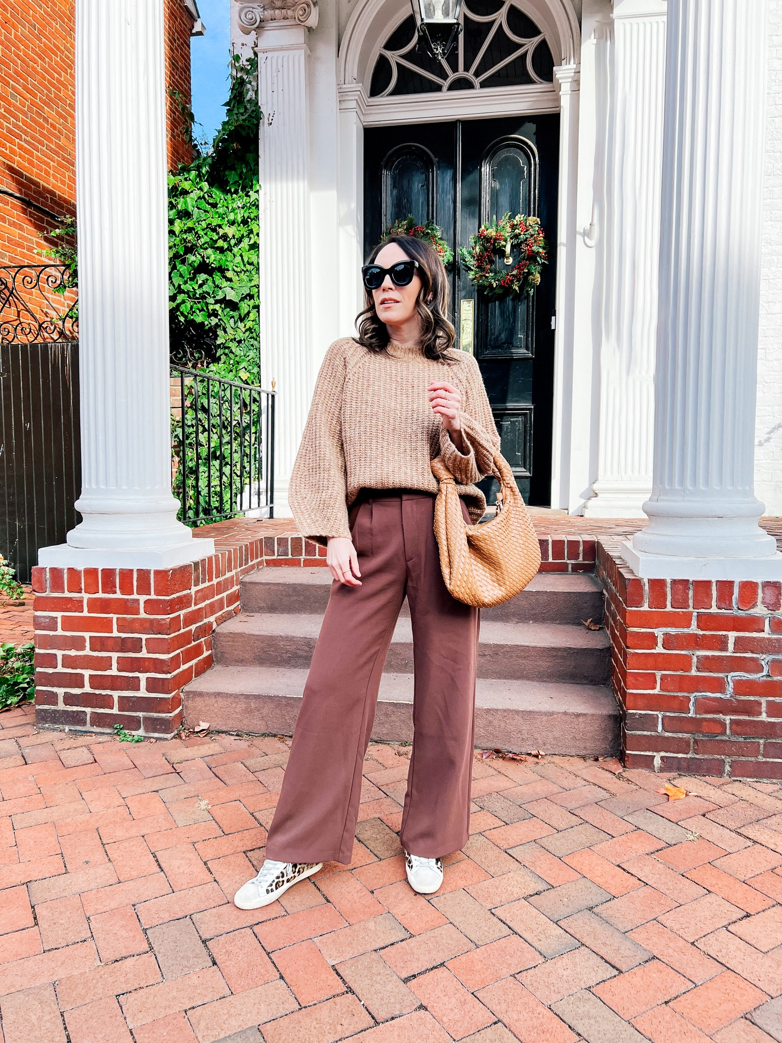 Styling my favorite wide leg trousers for winter 

#LTKover40 #LTKstyletip #LTKSeasonal