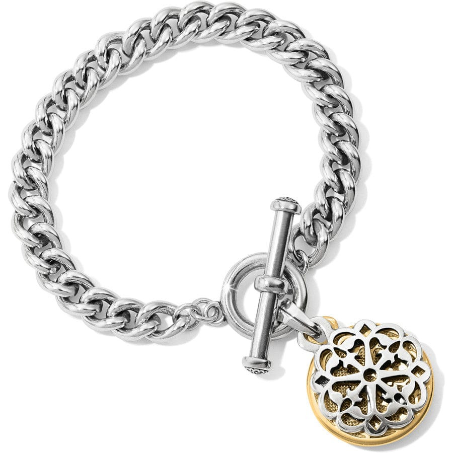 Ferrara Two Tone Toggle Bracelet | Brighton