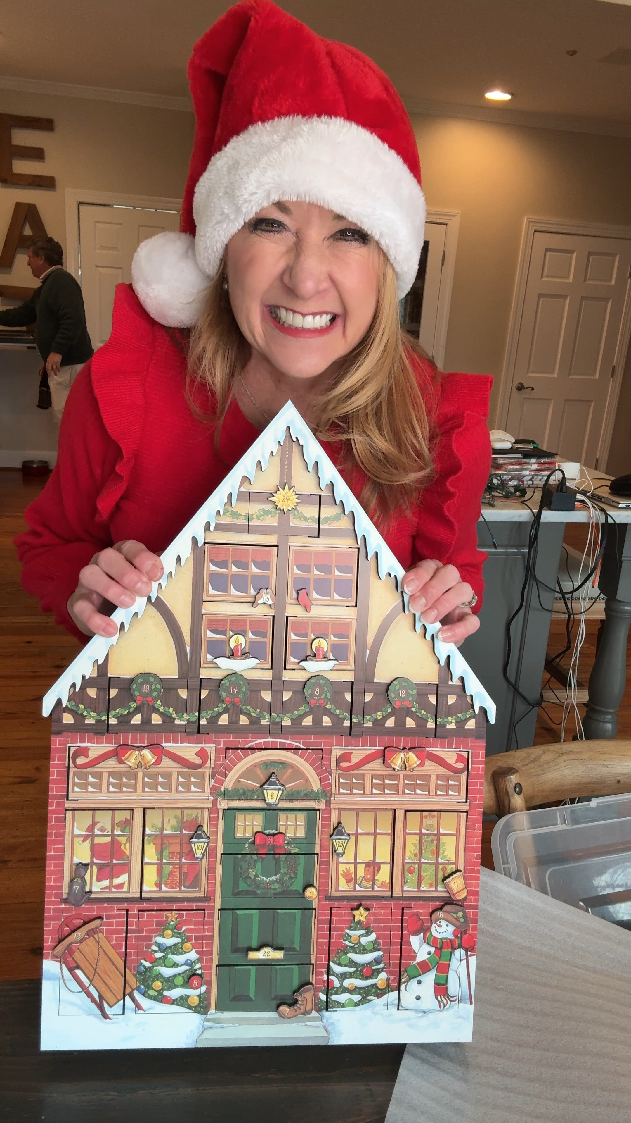 Scott and I found this gorgeous wooden advent calendar and are so excited to add it to our Christmas decor! Made by Byers choice! The brand that has the beautiful Christmas carolers. Each of the dates on this house open up tucking a festive treat! #gift #tradition #byerschoice

#LTKHoliday #LTKSeasonal #LTKFamily