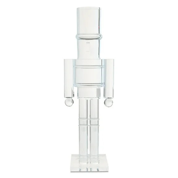 Decorative Nutcracker, Clear, 10", by Holiday Time | Walmart (US)