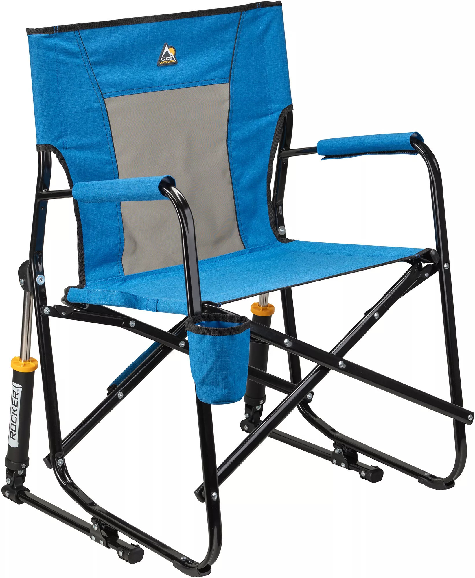 GCI Outdoor Freestyle Rocker Mesh Chair, Heathered Royal/Black | DICK'S Sporting Goods