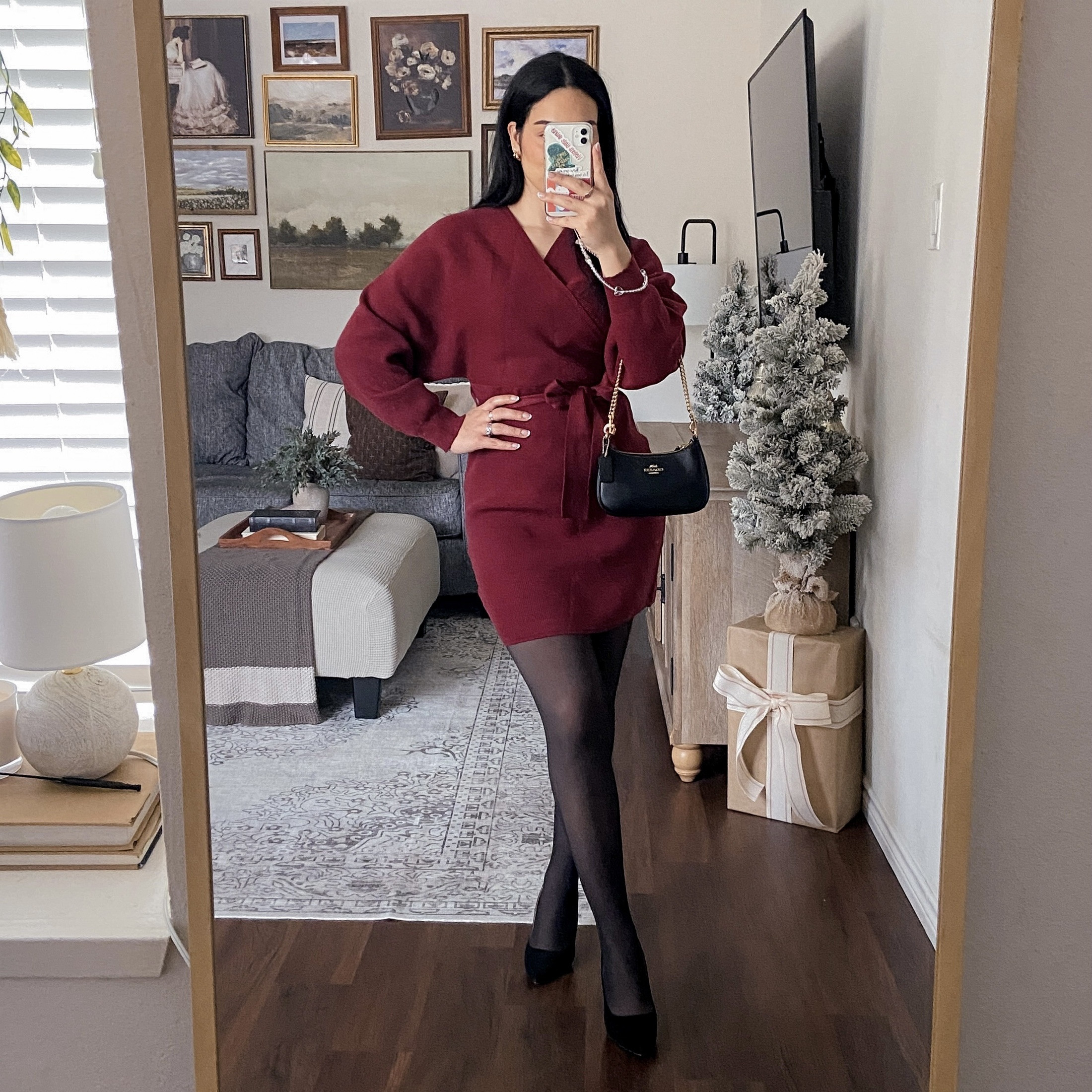 I’m wearing this sweater dress in a size medium and it fits true to size. The fabric is a medium weight ribbed knit material, stretchy, opaque, and soft. 

🏷️:  valentine’s Day, outfit, galentine’s day outfit, valentine day outfit idea, date night outfit idea 

#LTKStyleTip #LTKSeasonal #LTKWatchNow