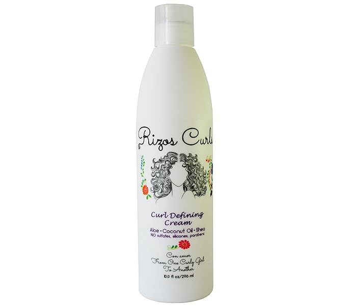Rizos Curls Curl Defining Cream for Curly Hair. For Defined, Bouncy, Shiny, Frizz-Free, Voluminou... | Amazon (US)