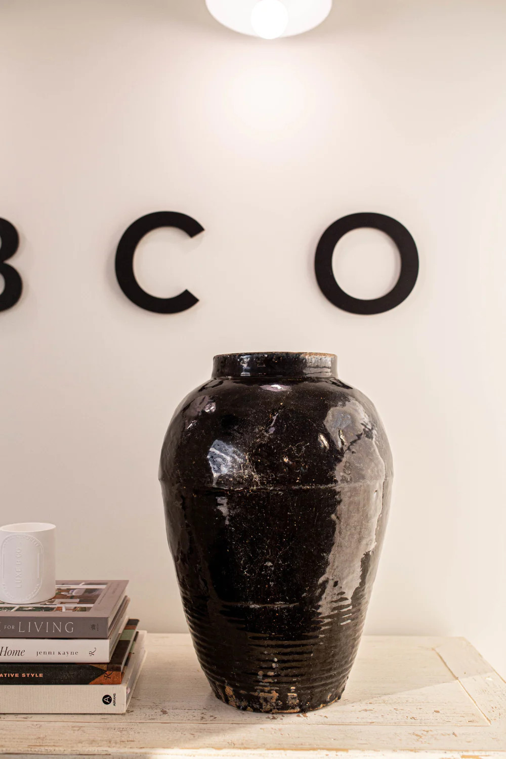 Vintage Oversized Black Paso Pot | Luxe B Co