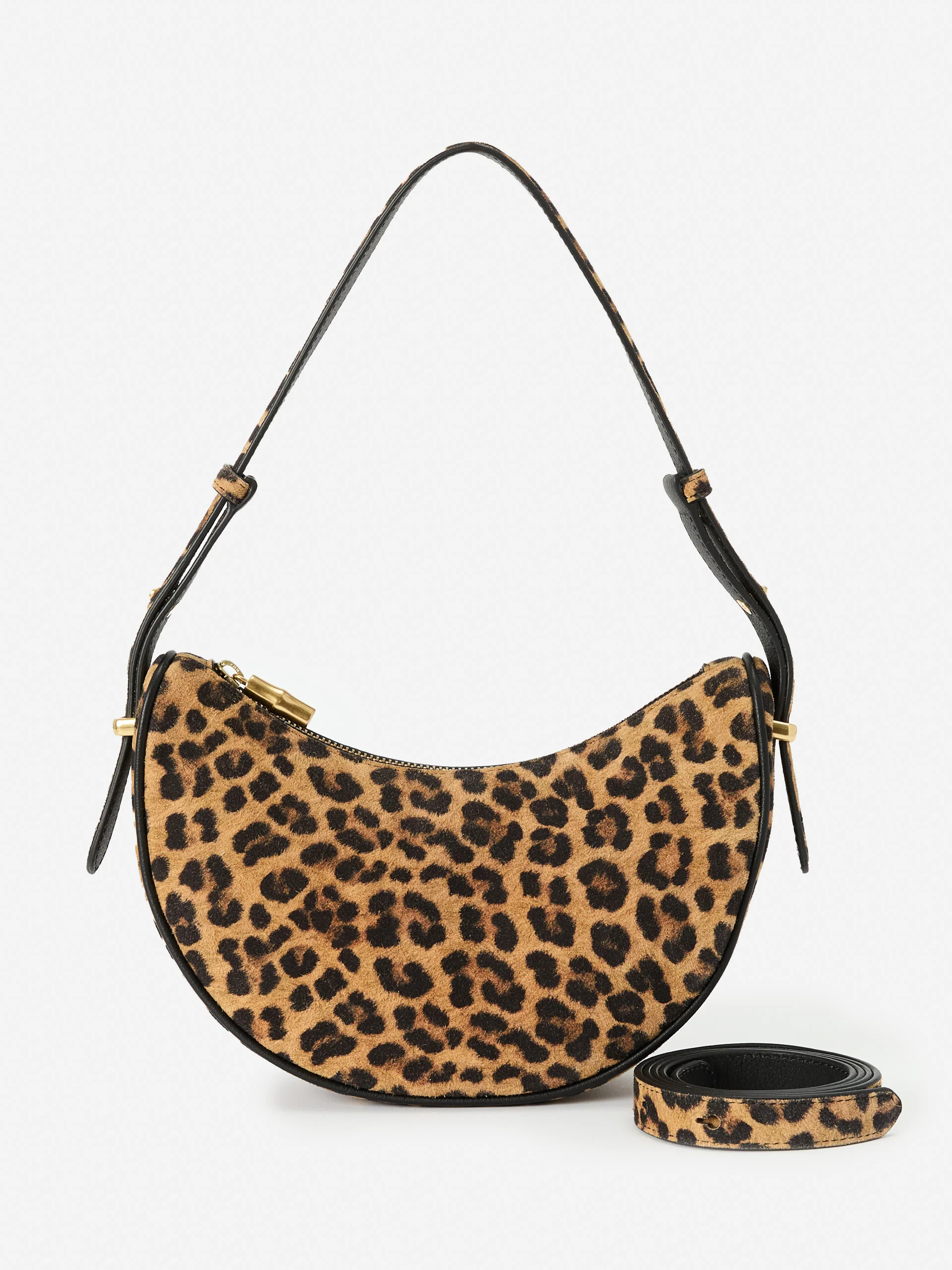 Mezzaluna Handbag in Leopard | J.McLaughlin