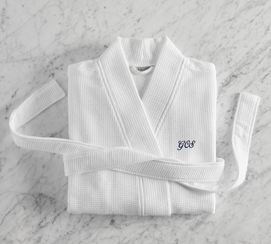 Lightweight Waffle Weave Resort Robe | Pottery Barn (US)