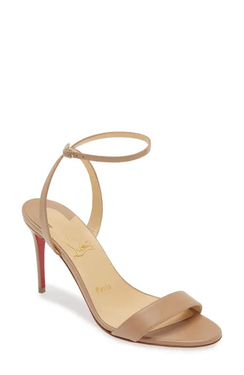 Christian Louboutin Loubigirl Ankle Strap Sandal in Blush at Nordstrom, Size 11.5Us | Nordstrom