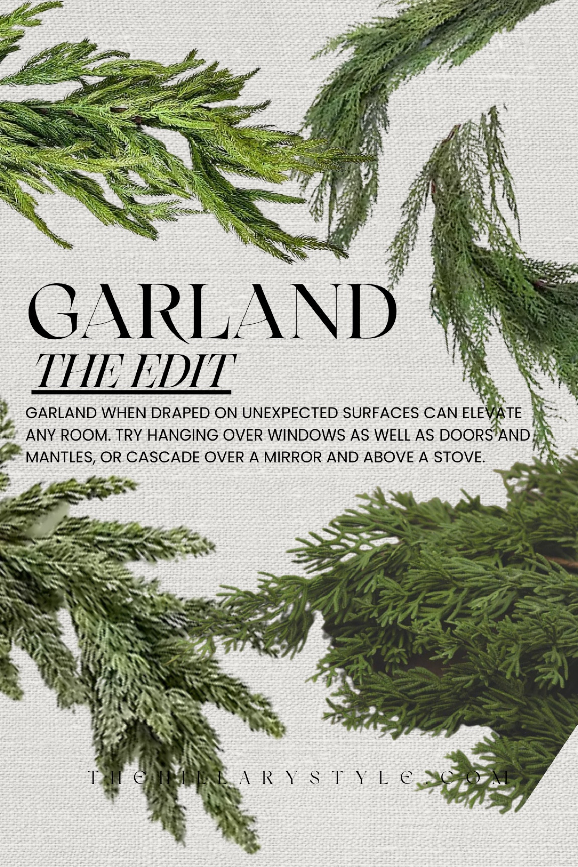 Garland to help brighten any room by designers you love. Christmas decor. Holiday Decor. Seasonal decor. Holiday Tree

#LTKhome #LTKSeasonal #LTKHoliday