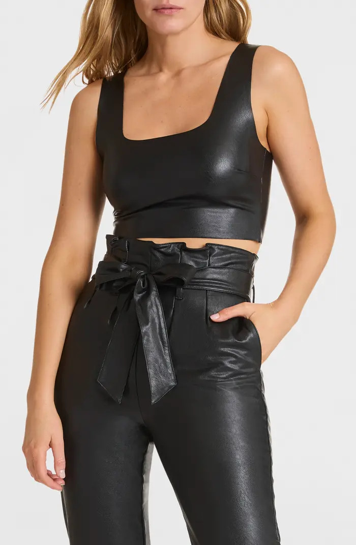Commando Faux Leather Crop Top | Nordstrom | Nordstrom