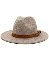 Lisianthus Women Belt Buckle Fedora Hat | Amazon (US)
