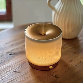 Elegant Fabric Aroma Diffuser - Quiet Essential Oil Diffuser with Soft Night Light, Perfect for H... | Amazon (US)