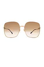 Horsebit Oversize Square Sunglasses | FWRD 