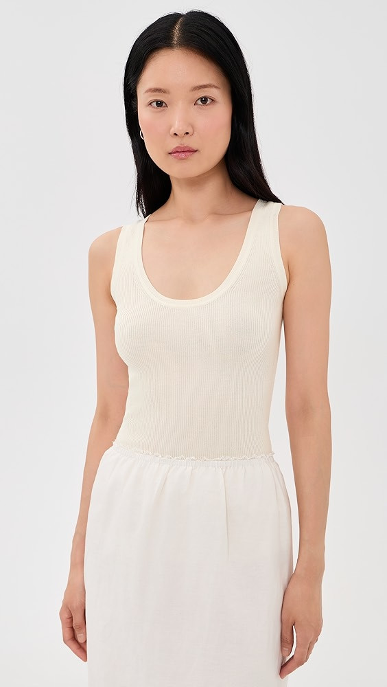 Scoop Neck Rib Tank | Shopbop