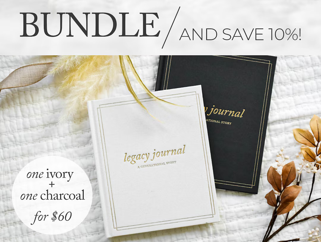 Legacy Journal BUNDLE: Grandparent Journal and Memory Book - Etsy | Etsy (US)