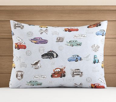 Disney and Pixar Cars Heritage Organic Cotton Duvet Cover & Shams | Pottery Barn Kids