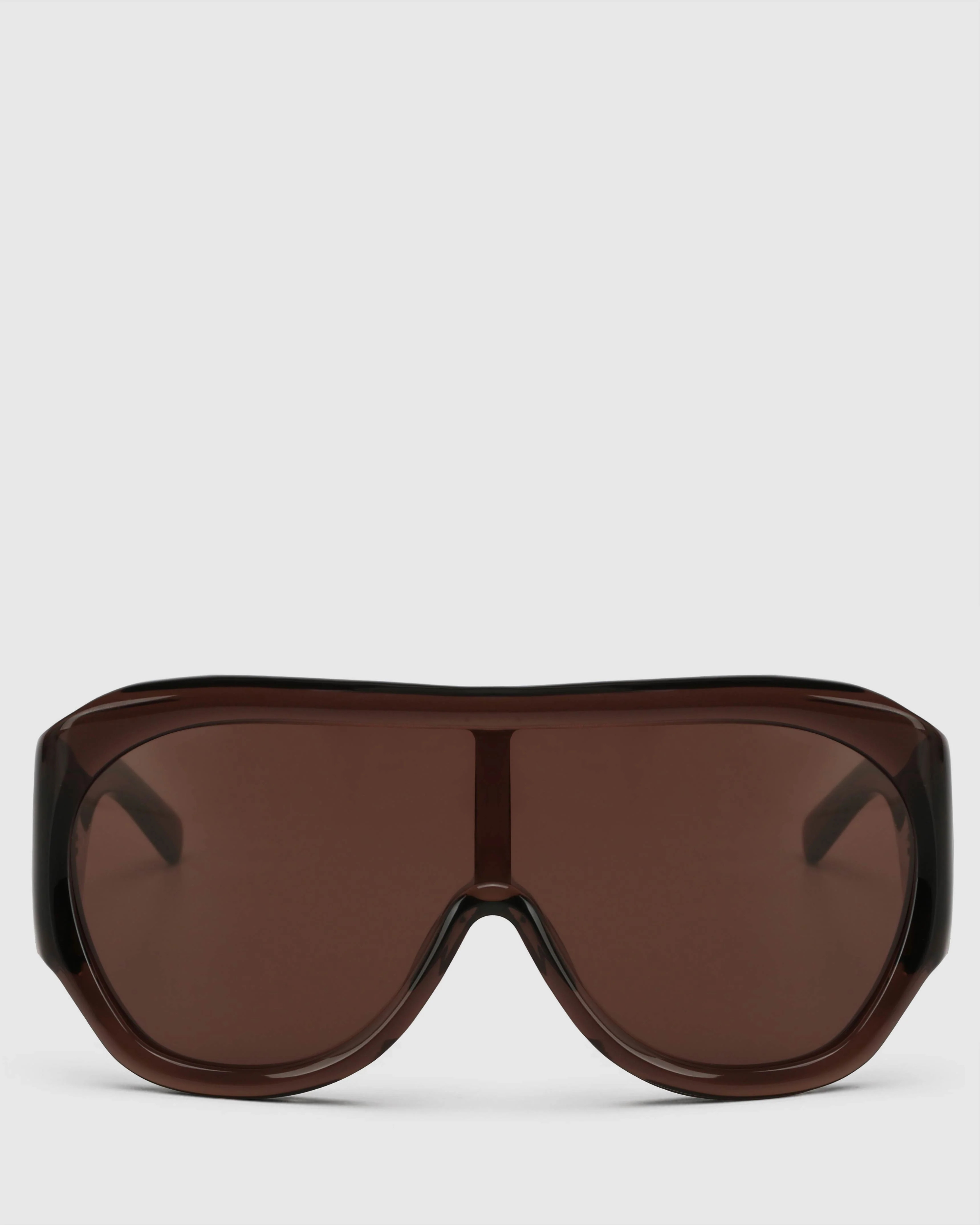 Kim Brown Oversized Sunglasses | Naked Wolfe | Naked Wolfe