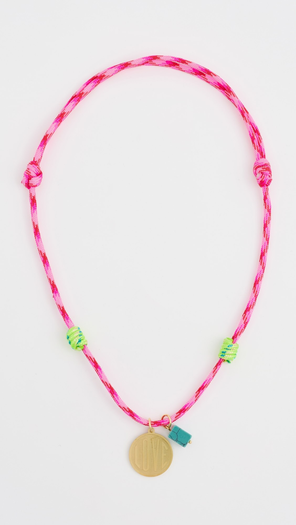 Dark Pink Love Rope Necklace | Shopbop