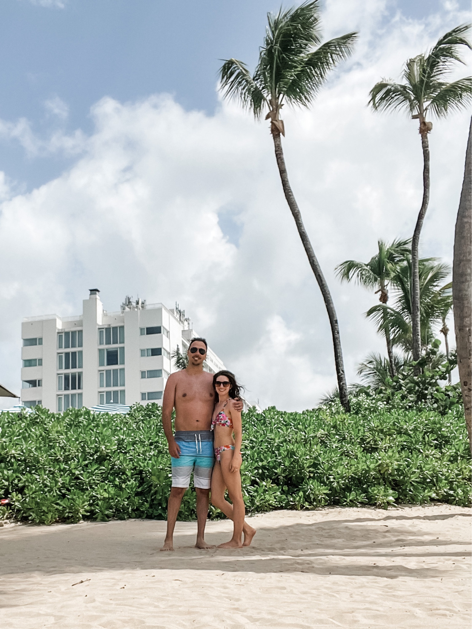 Swimsuits!
Hubs has a compression liner which he prefers and he says it super comfortable! Runs TTS. He’s 6’4” and the length is perfect! 
My swimsuit runs TTS

Vacation swim / travel wear / bathing suits / swim trunks / bikini / colorful swim