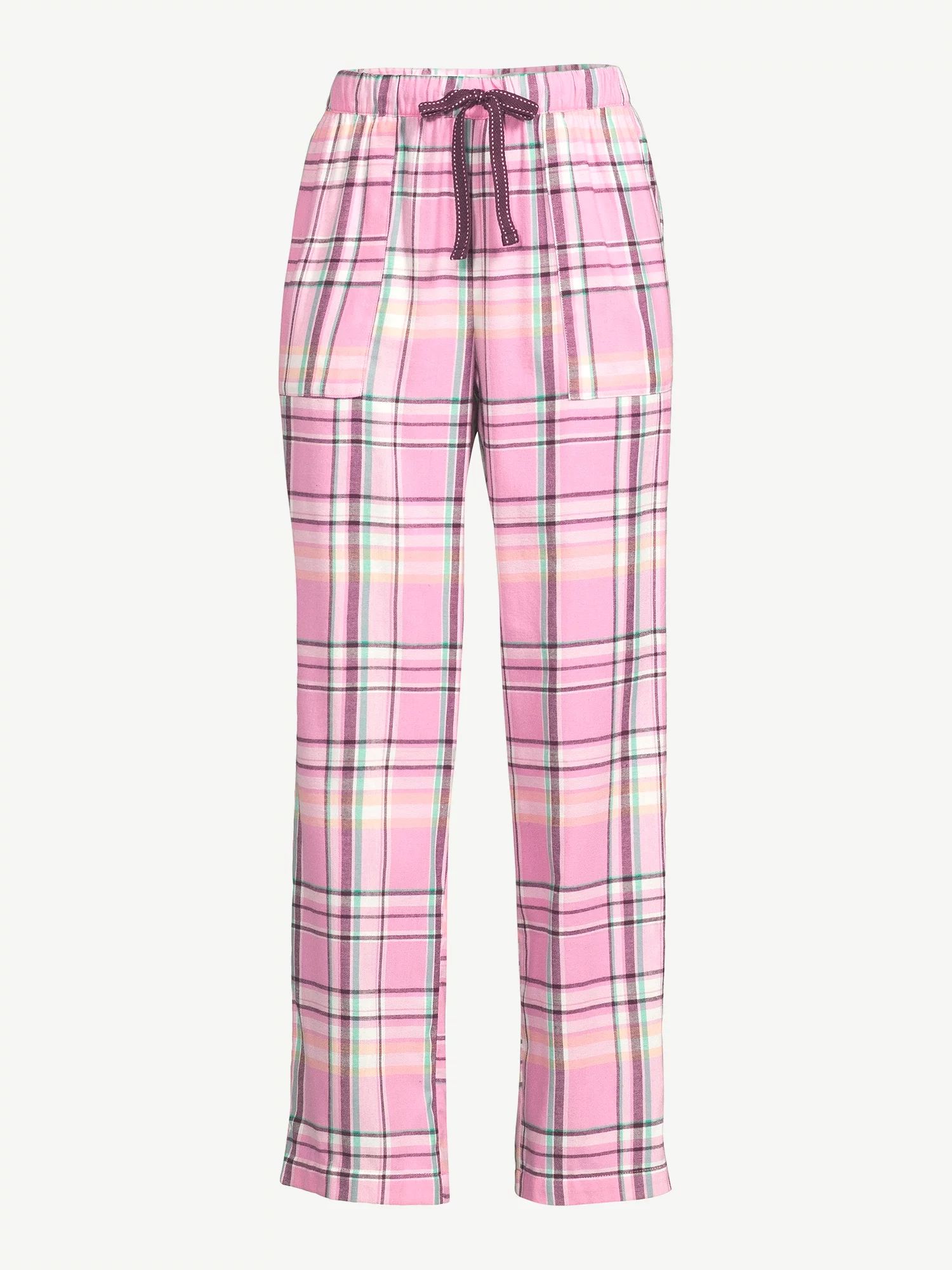 Joyspun Women’s Flannel Lounge Pants, Sizes up to 3X - Walmart.com | Walmart (US)