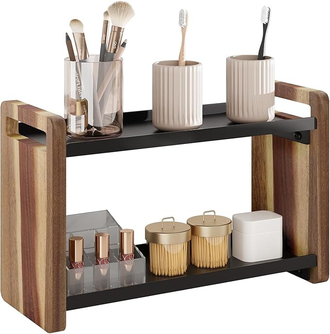 Bathroom Counter Organizer,Bathroom Counter Shelf,Bathroom Organizers,Under Sink Organizer,Cologn... | Amazon (US)