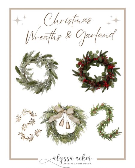 My top pick Christmas Holiday Wreaths!!! 

#targethome #greenery #garland #christmasgarland #wreaths #holidaywreath

#LTKhome #LTKSeasonal #LTKHoliday