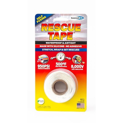 Rescue Tape White 1 in. W X 12 ft. L Silicone Tape | Target