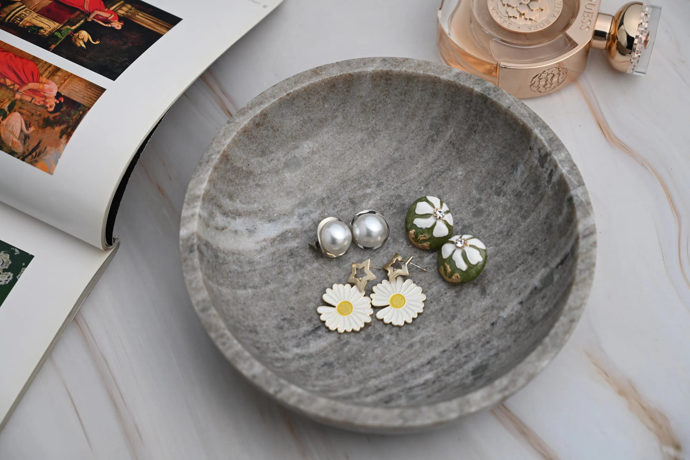 Tellis Marble Decorative Bowl 1 | Wayfair North America