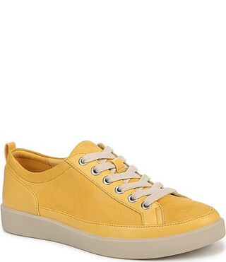 Winny Leather Detail Lace-Up Sneakers | Dillard's