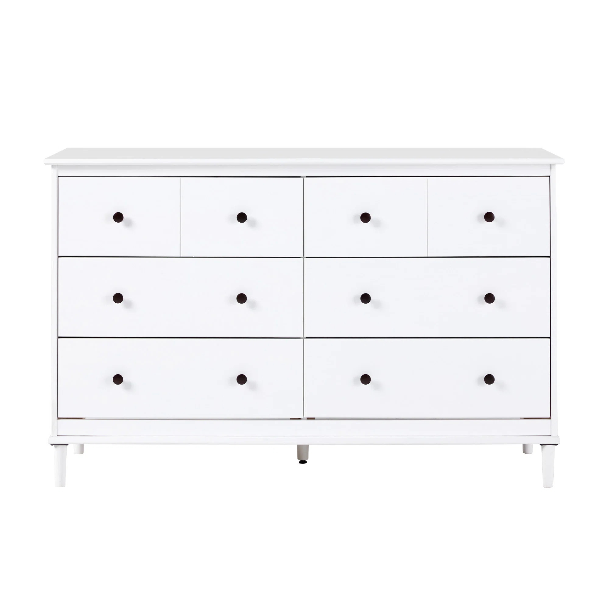 Bhuneshwar 6 Drawer Solid Wood Double Dresser | Wayfair North America