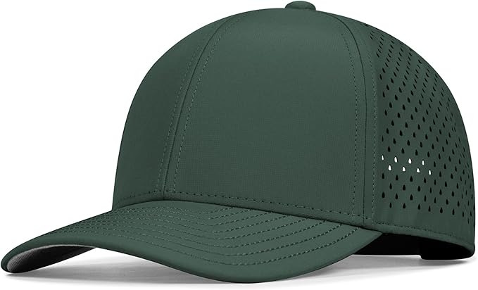 Performance Snapback Hats for Men Women,6 Panel Baseball Cap,Golf,Running,Workout | Amazon (US)