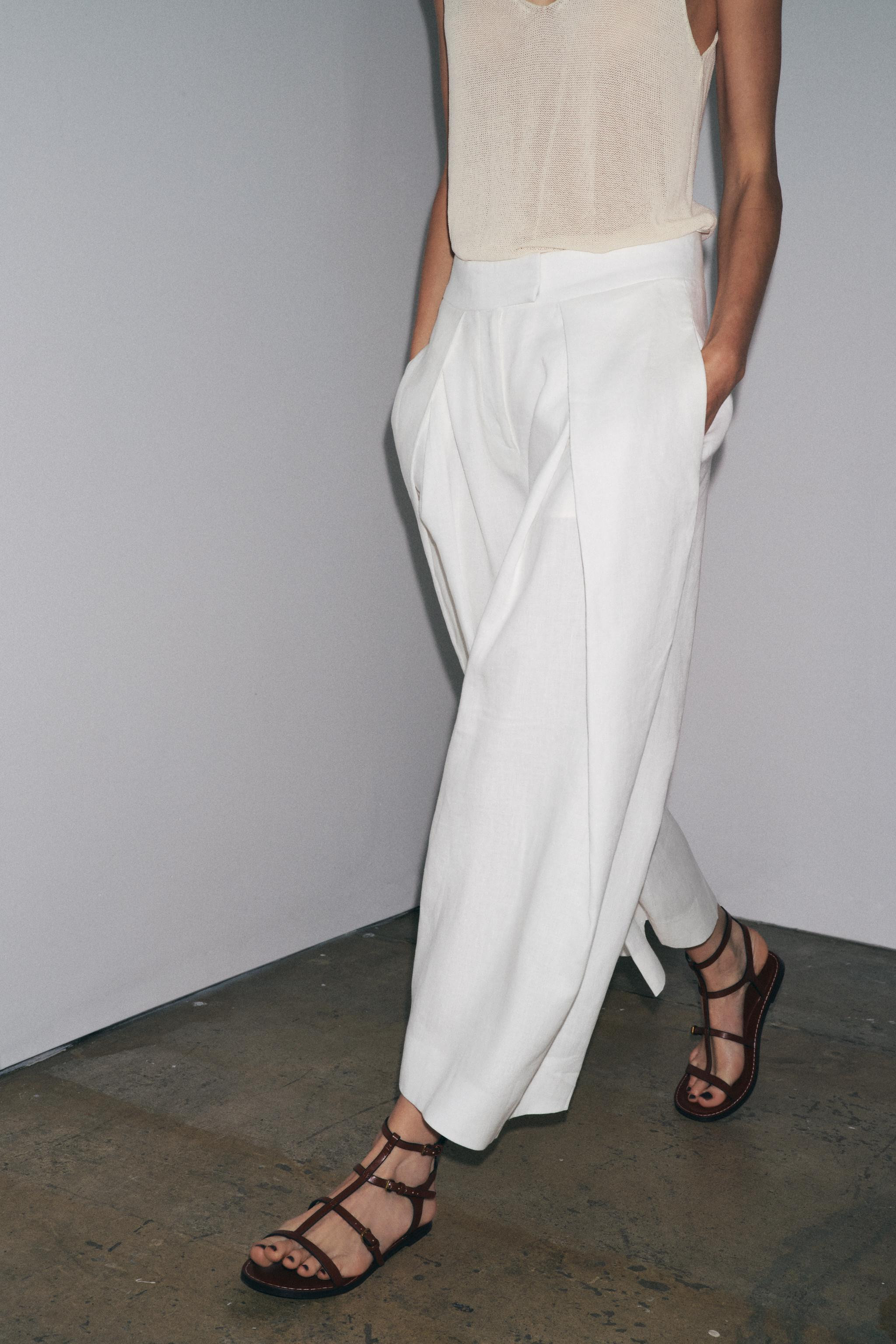 ZW COLLECTION PLEATED VOLUME PANTS | Zara US