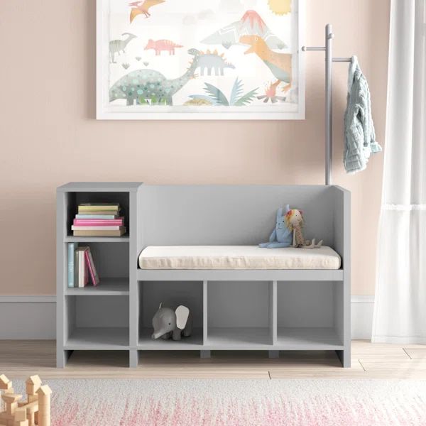 Thure Manufactured Wood Toy Storage Bench | Wayfair North America
