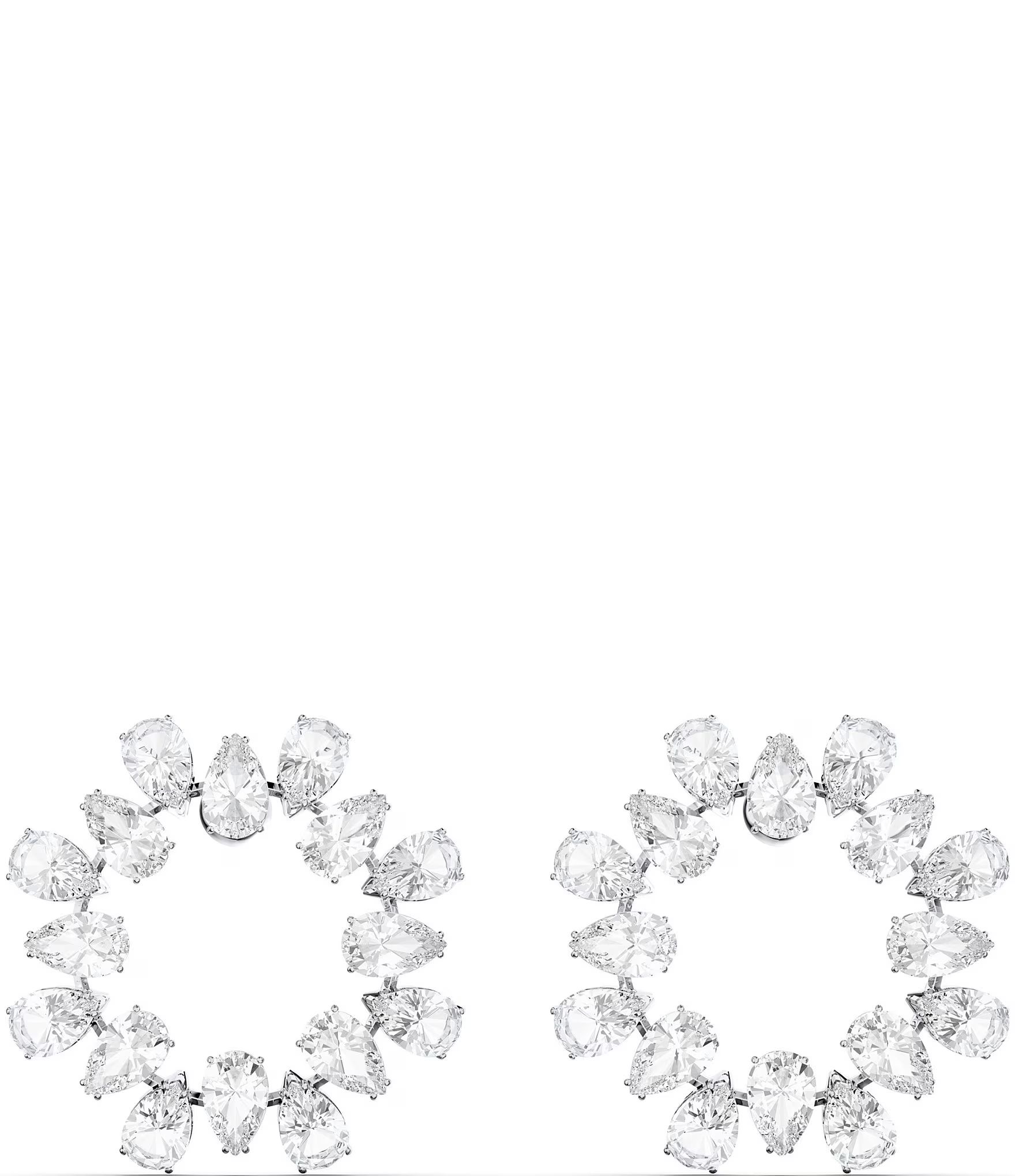 Millenia Crystal Circle Hoop Earrings | Dillard's