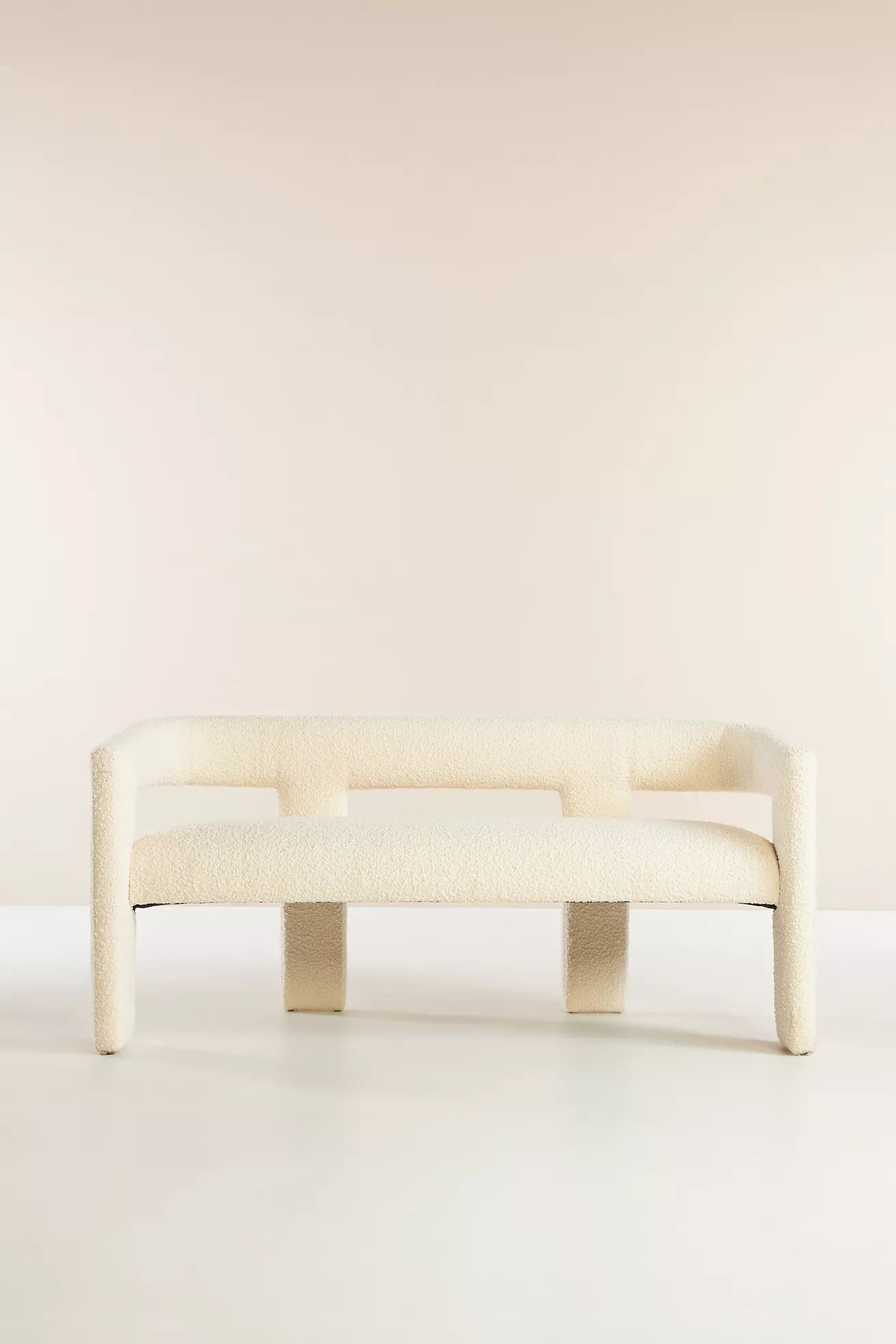 Boucle Effie Dining Bench | Anthropologie (US)