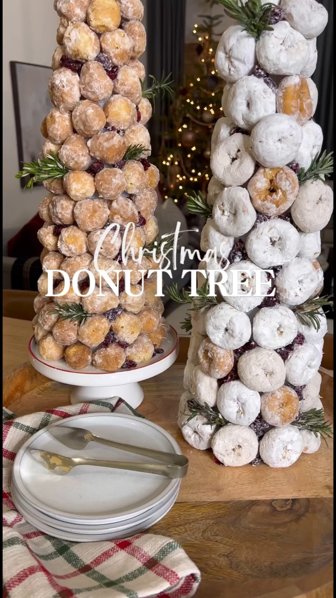 My super fun and easy Christmas donut tree! 

#LTKHoliday