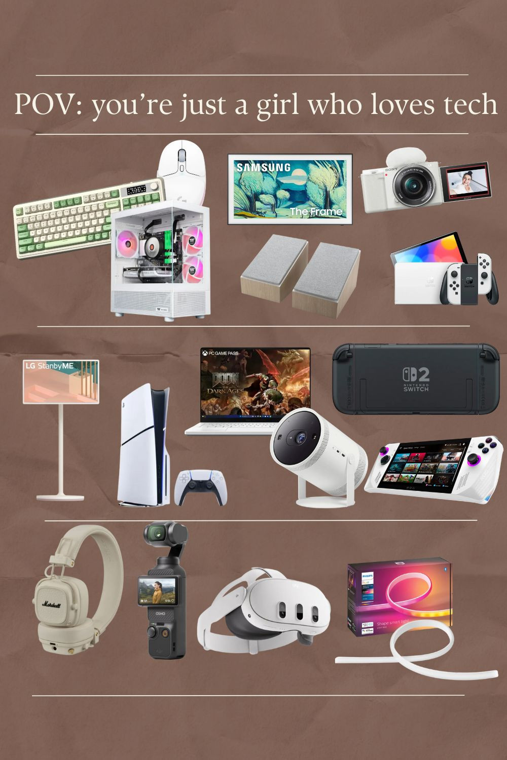 i'm definitely a tech hoarder but that also has made me an expert on the best tech loll <3 

 #LTKSeasonal #LTKHome