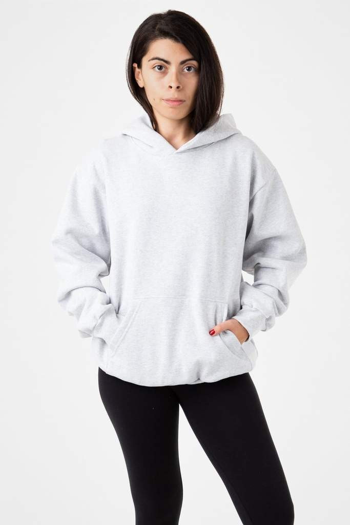 HF-09 Unisex - 14oz. Heavy Fleece Hooded Pullover Sweatshirt | Los Angeles Apparel