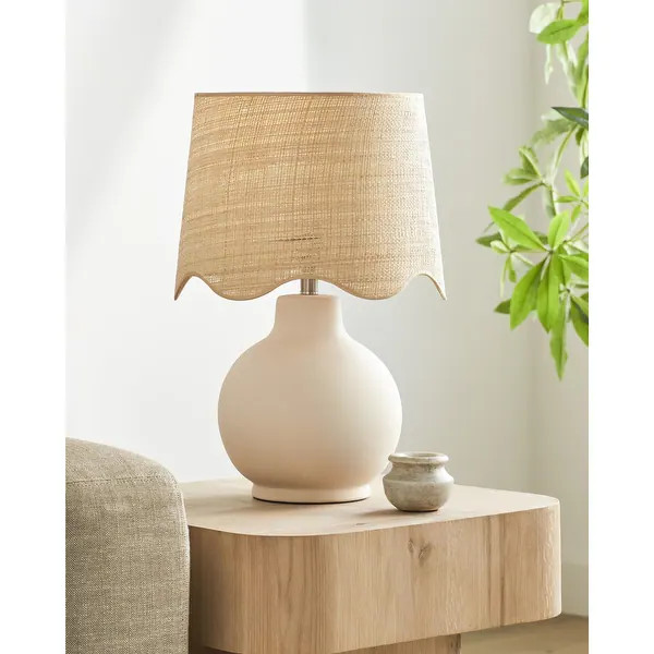 Livabliss Doheny Rustic Accent Table Lamp - Cream/Beige | Bed Bath & Beyond