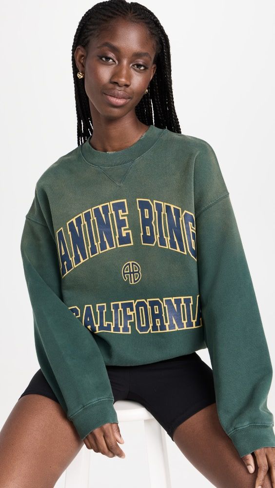 ANINE BING Jaci Sweatshirt California | Shopbop | Shopbop