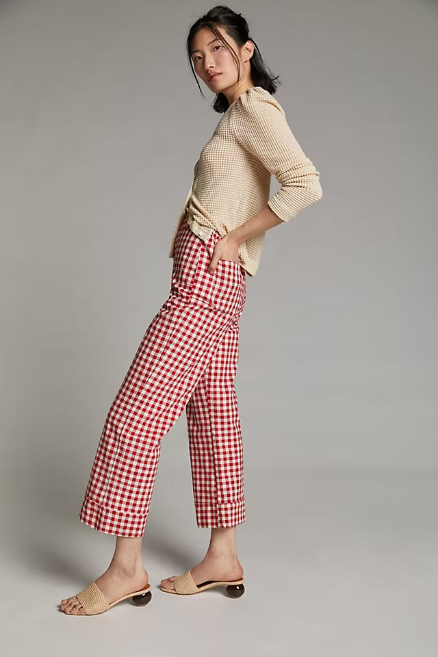 Rhonda Gingham Pants | Anthropologie (US)