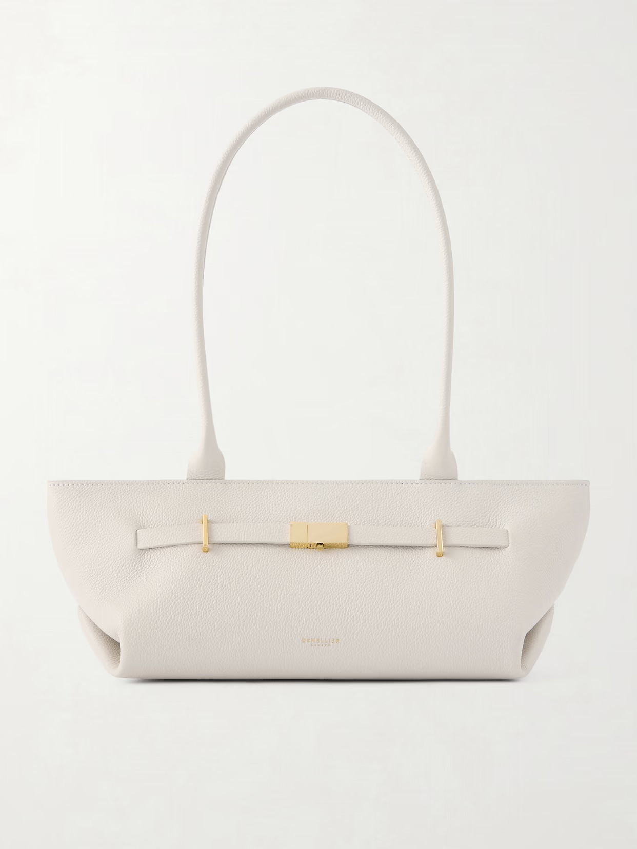 DeMellier - New York Textured-leather Shoulder Bag - Off-white | NET-A-PORTER (UK & EU)