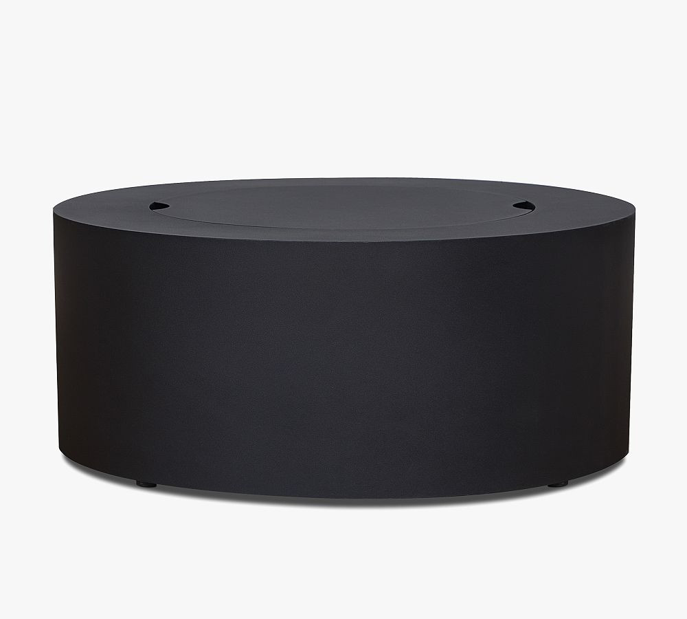 Burrows Steel Round Propane Fire Pit Table with Lid Cover (36") | Pottery Barn (US)