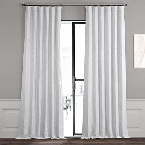 HPD Half Price Drapes Bellino Room Darkening Curtain 50 X 108 (1 Panel), BOCH-PL1611-108, Chalk Off  | Amazon (US)