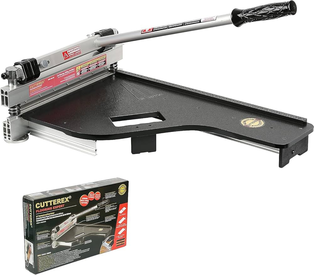 CUTTEREX 13" Professional Laminate Floor Cutter, Vinyl Floor Cutter for VCT, LVT, SPC, PVC, LVP, ... | Amazon (US)