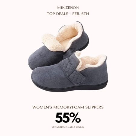 Sale Alert 🚨 55% off these cozy women’s slippers that would make a great Valentine’s Day gift! Made out of thick memory foam!

#LTKGiftGuide #LTKsalealert #LTKunder50