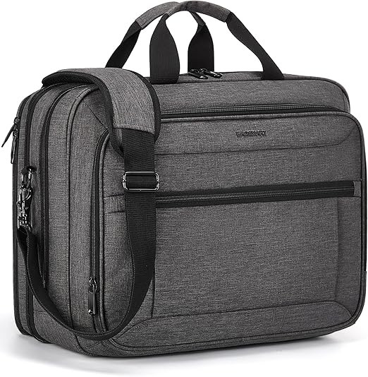 BAGSMART 17.3 Inch Laptop Bag, Expandable Computer Bag, Briefcase for Men, Mens Work Bag for Busi... | Amazon (US)
